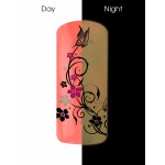 Pudra pigment fosforescent roz pentru gel UV, Nded  3 gr, art. 8584